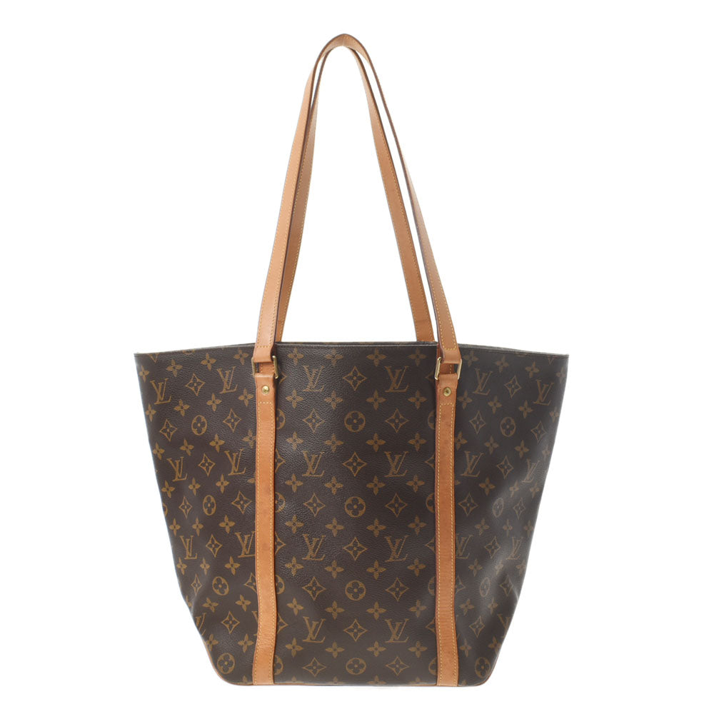 LOUIS VUITTON ルイヴィトン モノグラム サックショッピング ブラウン M51108 ユニセックス モノグラムキャンバス トートバッグ Bランク 中古 