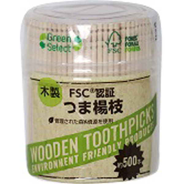 Green Select つま楊枝 4904681500087 1箱（140000本入） 大和物産（直送品）