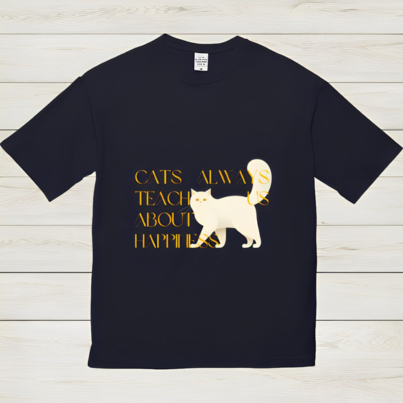 Cats Hints-ビックシルエットTシャツ