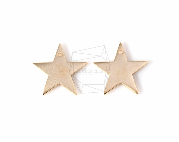 PDT-928-MG【2個入り】スターペンダント,Star Pendant/23mm x 23mm