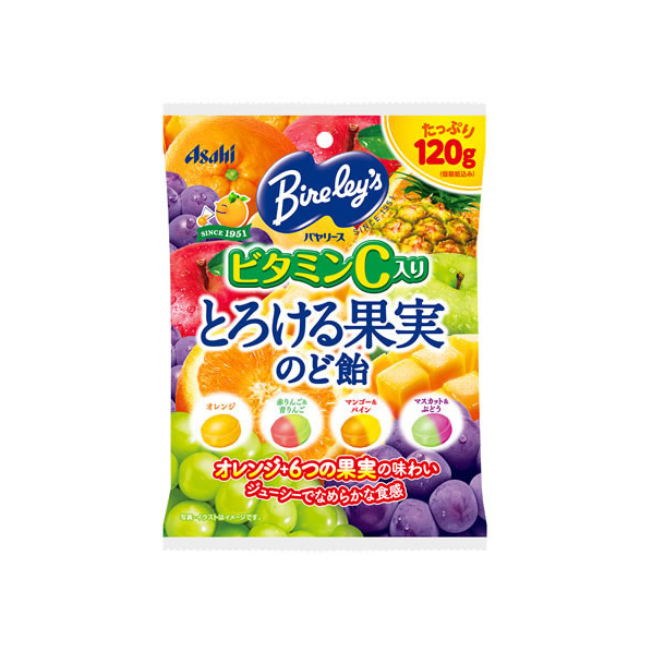 アサヒグループ食品 バヤリース とろける果実 のど飴 120g FCR7562