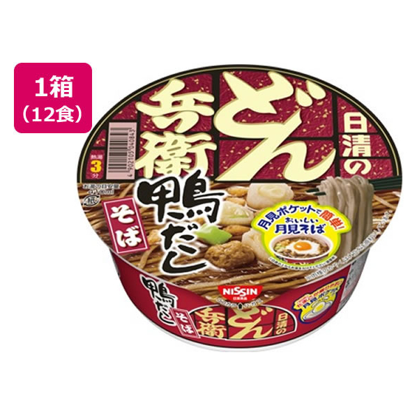 日清食品 どん兵衛 鴨だしそば105g 12食 F108879