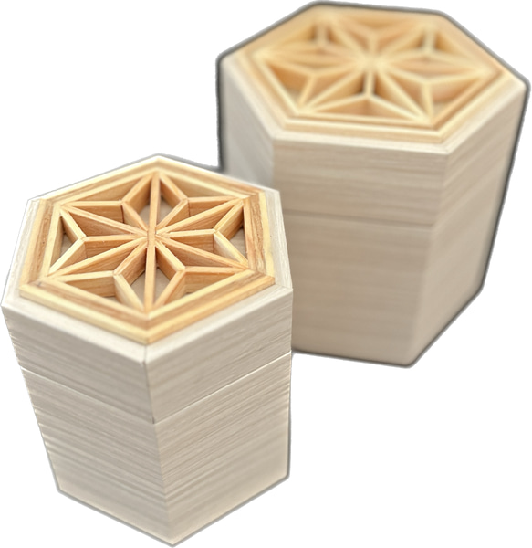 Kumiko Hexagonal Jewelry  box - Large