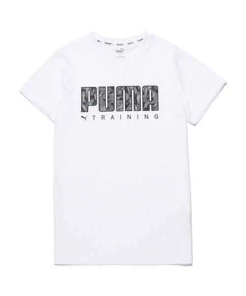 PUMA/PERFORMANCE LOGO FILL SS Tシャツ