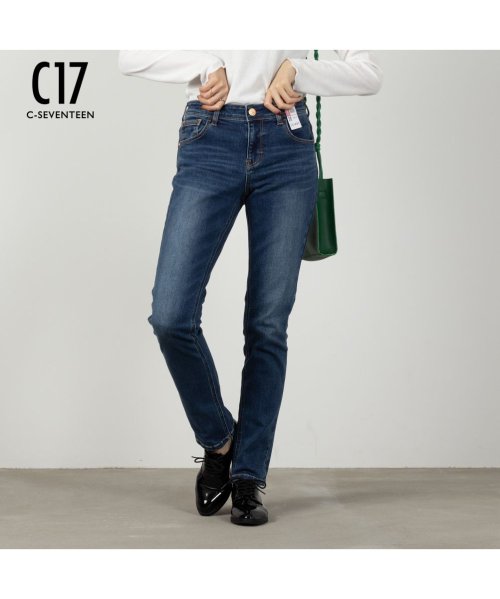 C17 シーセブンティーン ベーシックスキニーパンツ CB326－36