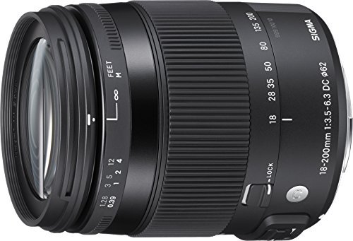 SIGMA 高倍率ズームレンズ Contemporary 18-200mm F3.5-6.3 DC MACRO OS HSM ニコン用 APS-Cサイズ 885557【中古品】