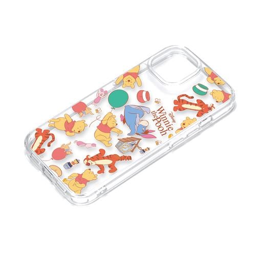 PGA PG-D23APT12POO iPhone15 クリアハイブリッドケース Premium Style くまのプーさん PGD23APT12POO