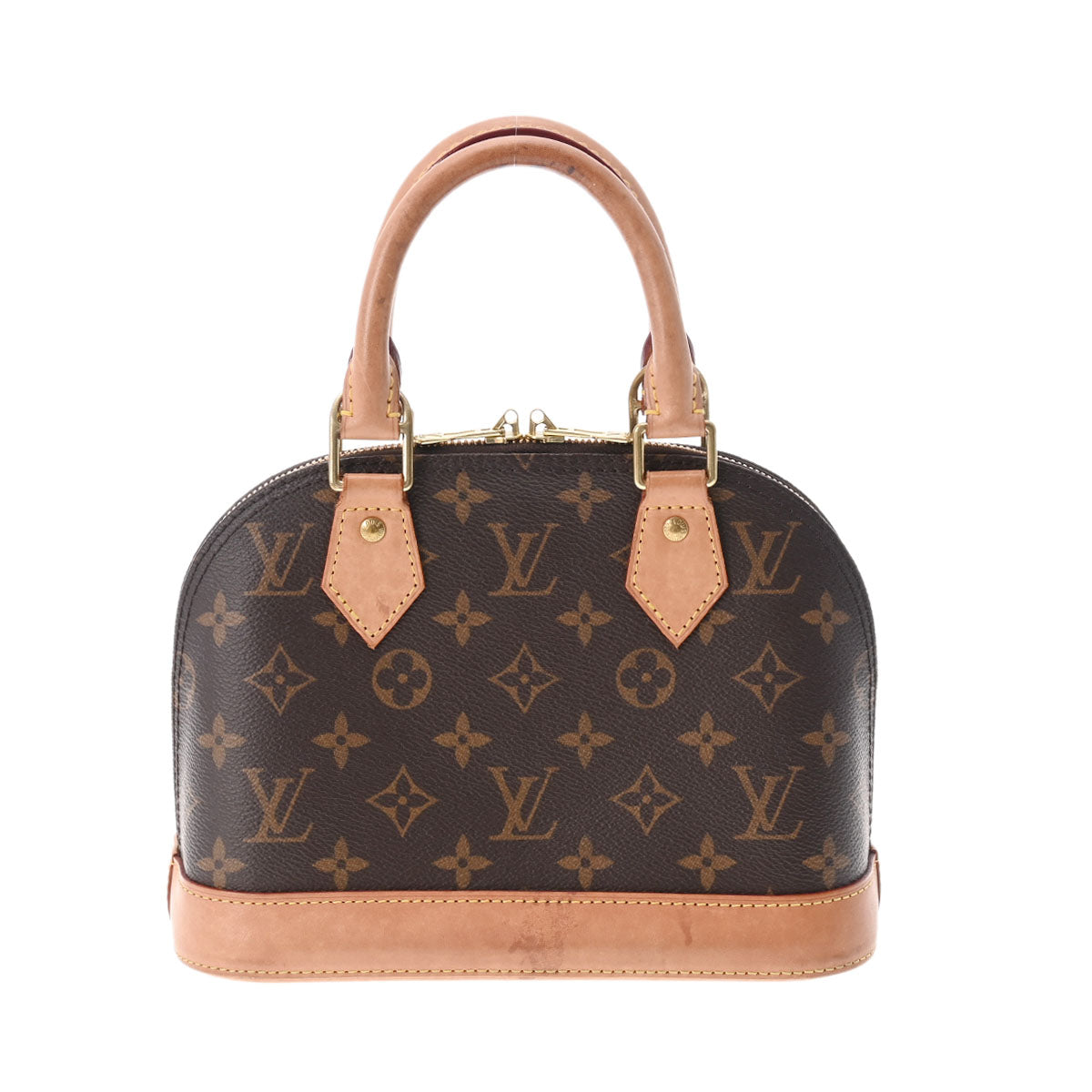 LOUIS VUITTON ルイヴィトン モノグラム アルマBB ブラウン M53152 レディース モノグラムキャンバス ハンドバッグ Bランク 中古 