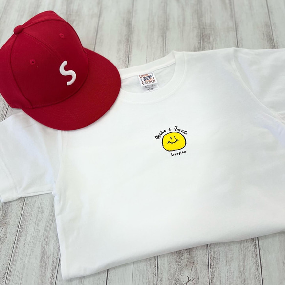 Make a smile Tシャツ   〜いつも笑顔でいたいね〜