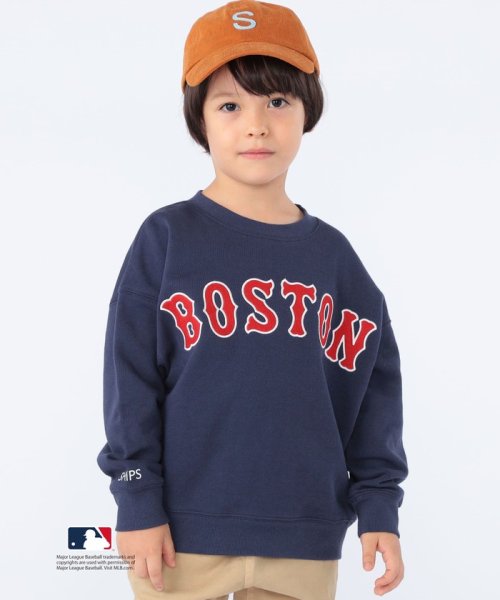 SHIPS KIDS:100～140cm / スヌーピー×MLB スウェット