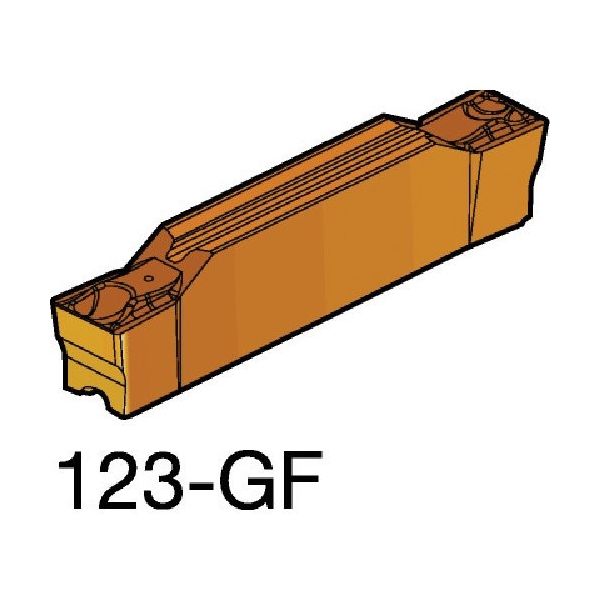 サンドビック コロカット1・2 溝入れ加工用チッ N123H2-0400-0004-GF 1005 572-1997（直送品）