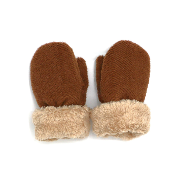 BABY/KIDS Organic Cotton Fur Mittens オーガニックコットンファー ミトン 手袋