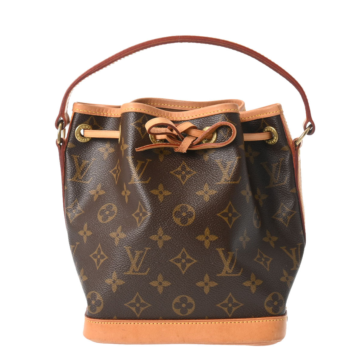 LOUIS VUITTON ルイヴィトン モノグラム ミニノエ ブラウン M42227 レディース モノグラムキャンバス ハンドバッグ ABランク 中古 