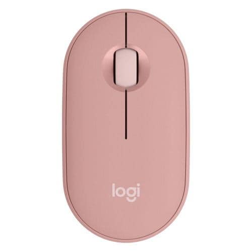 【推奨品】ロジクール M350SRO PEBBLE MOUSE 2 3ボタン 光学式 Bluetooth接続 Chrome Android iPadOS iOS Mac Windows対応 ローズ