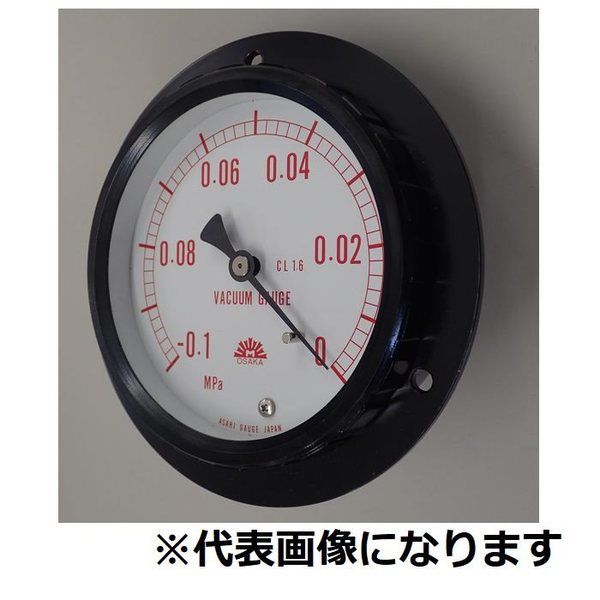 旭計器工業 密閉形真空計 D形 蒸気用耐振形 【315ーD350Xー0.1MPAーMV】 315-D350X-0.1MPA-MV 1個（直送品）