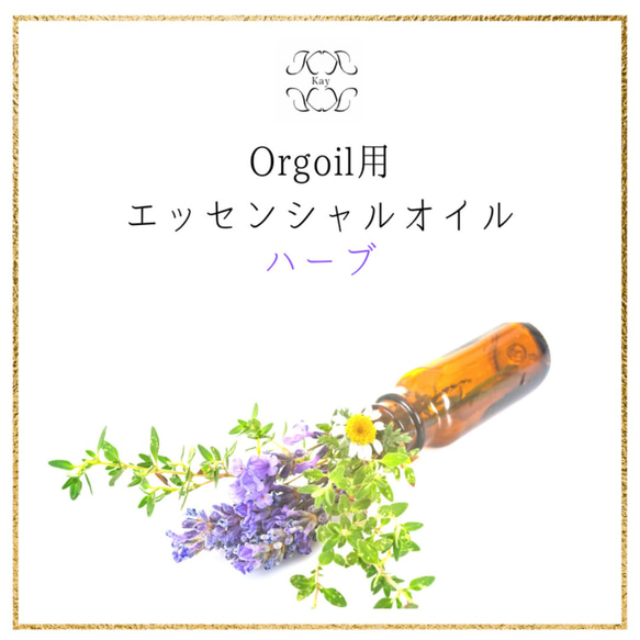 ハーブ　Orgoil 光波動ネックレス用エッセンシャルオイル