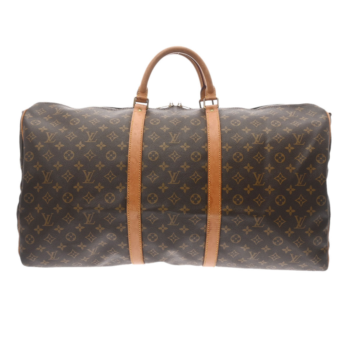 LOUIS VUITTON ルイヴィトン モノグラム キーポル バンドリエール 60 ブラウン M41412 ユニセックス モノグラムキャンバス ボストンバッグ Bランク 中古 