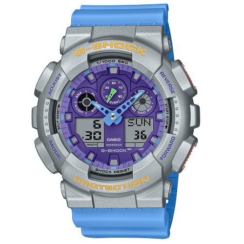 カシオ GA-100EU-8A2JF G-SHOCK ANALOG-DIGITAL Euphoria 20気圧防水 LEDオートライト