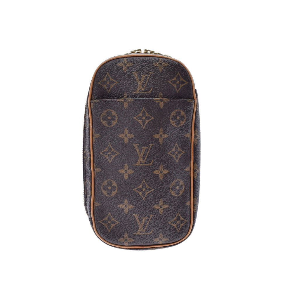 LOUIS VUITTON ルイヴィトン モノグラム ポシェットガンジュ ブラウン M51870 ユニセックス モノグラムキャンバス ボディバッグ ABランク 中古 