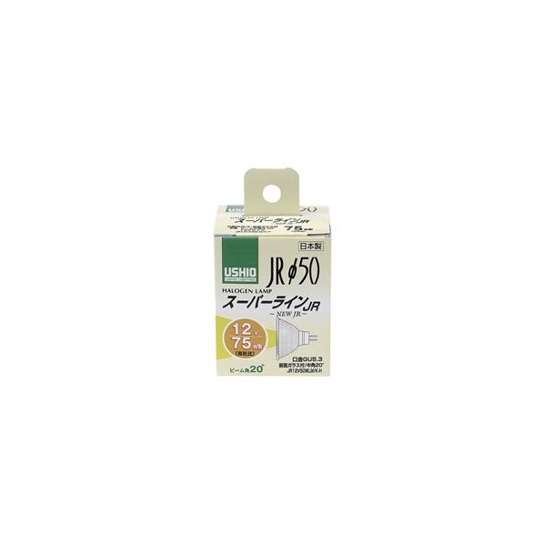 エルパ 75W形 JRハロゲン電球 φ50 G1641NH:JR12V50WLM/KH