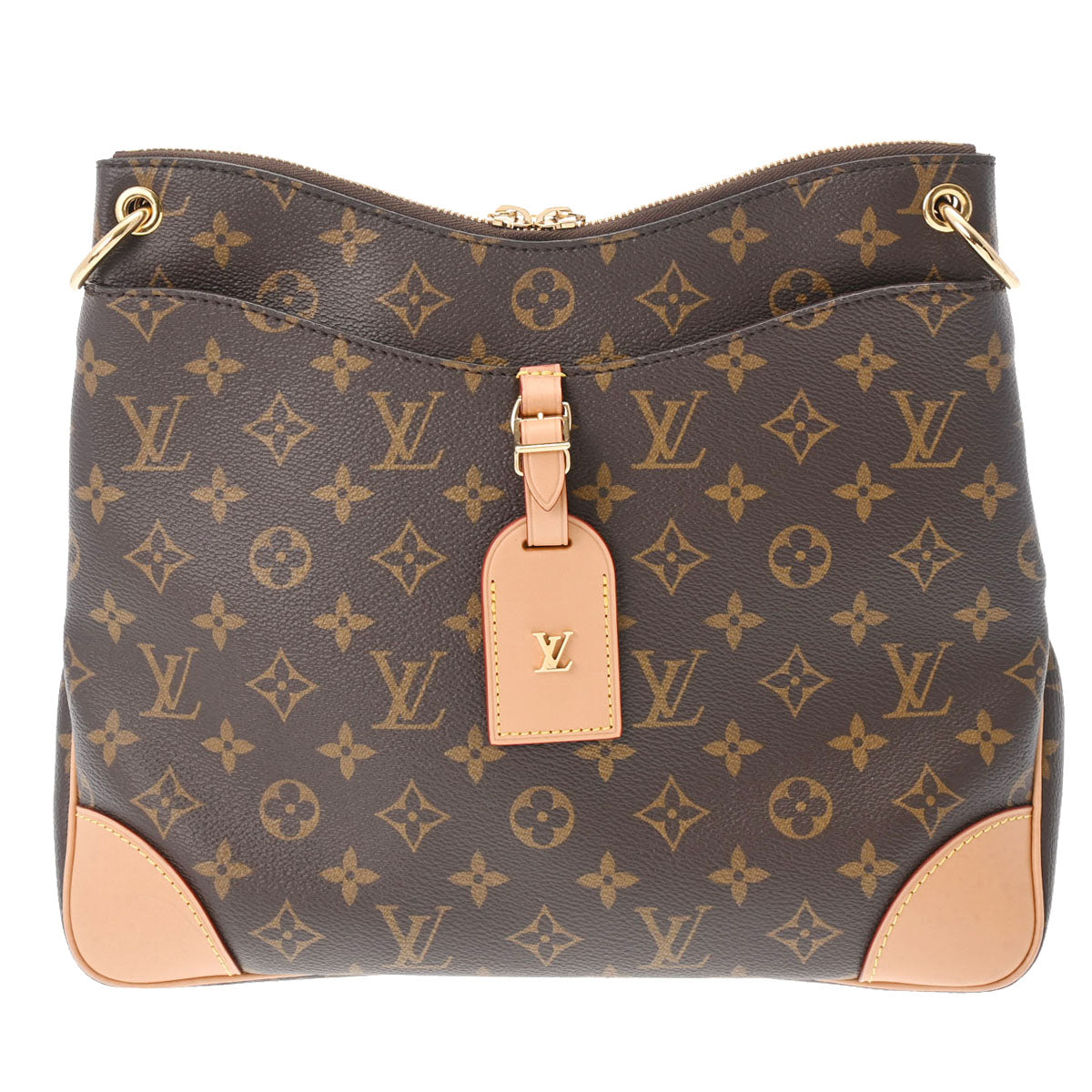 LOUIS VUITTON ルイヴィトン モノグラム オデオンNM MM ブラウン M45355 レディース モノグラムキャンバス ショルダーバッグ ABランク 中古 