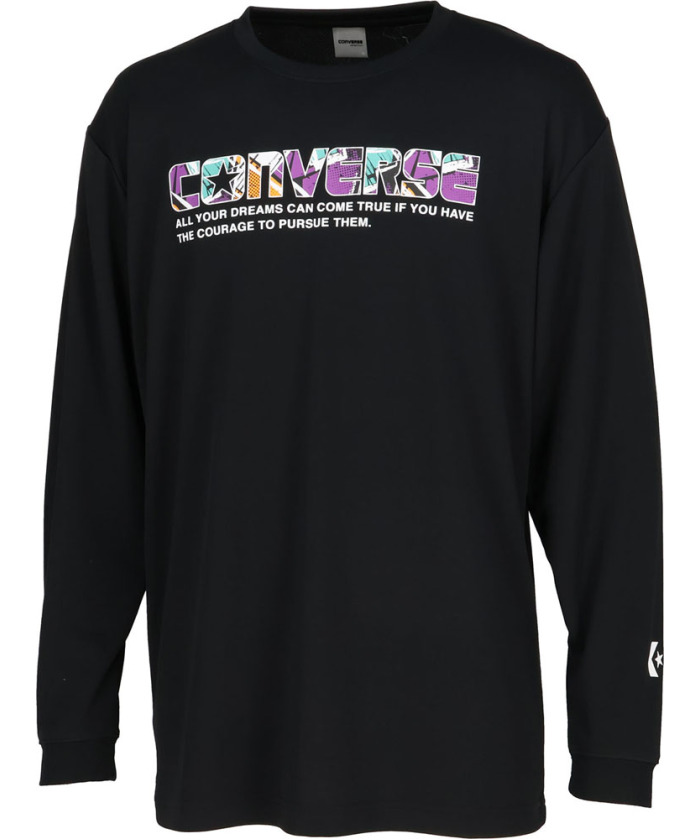 CONVERSE/CONVERSE コンバース バスケット プリントロングスリーブシャツ Tシャツ･･･