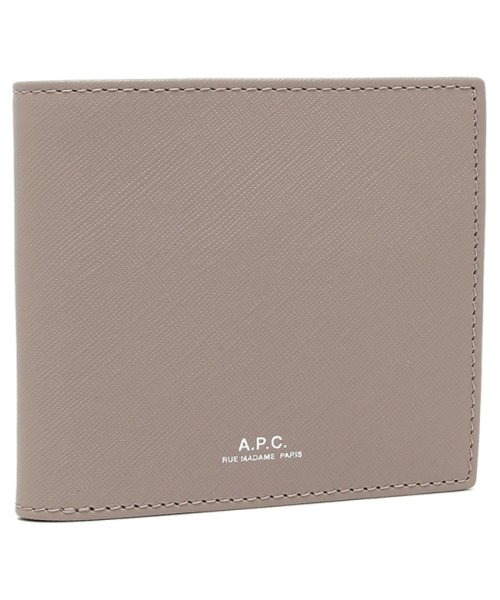 アーペーセー 二つ折り財布 グレー メンズ APC H63340 PXBJQ LAK