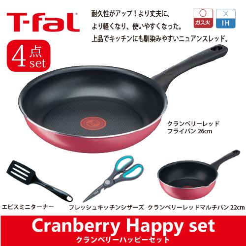 【数量限定品】T-fal ティファール クランベリーハッピーセット 15196 T-FAL