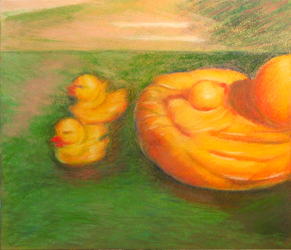 Duck Family 絵画