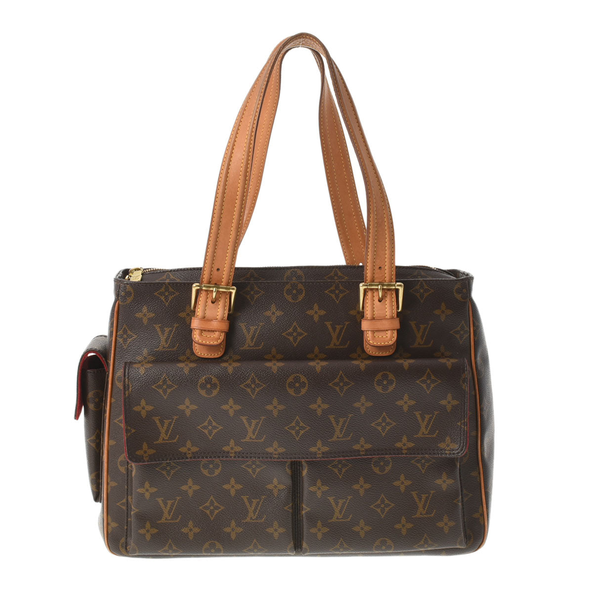 LOUIS VUITTON ルイヴィトン モノグラム ミュルティプリ シテ  ブラウン M51162 レディース モノグラムキャンバス ハンドバッグ Bランク 中古 