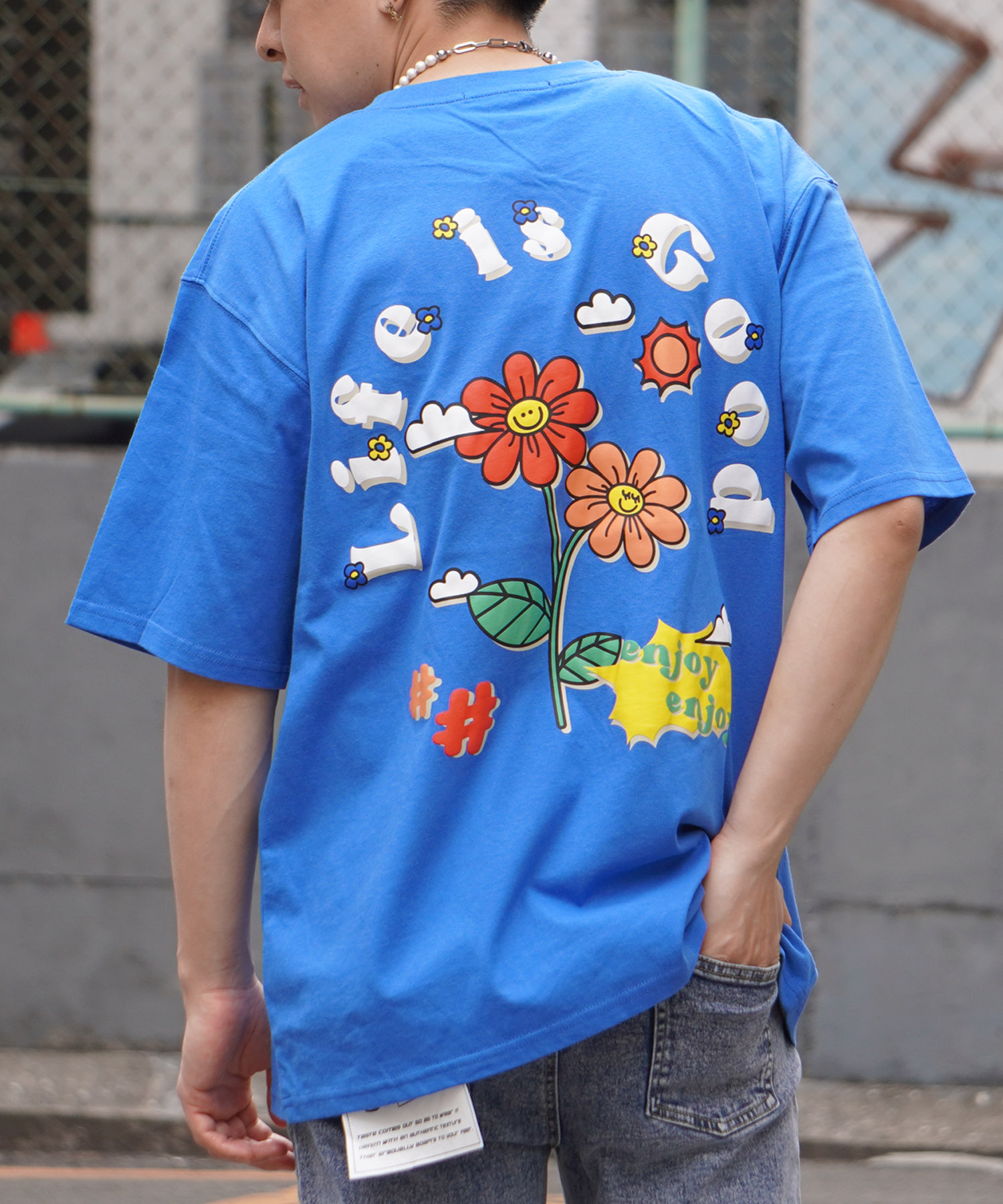 ワンフォークロージング/オーバーサイズ Tシャツ メンズ ビッグTシャツ レディース クルーネック･･･