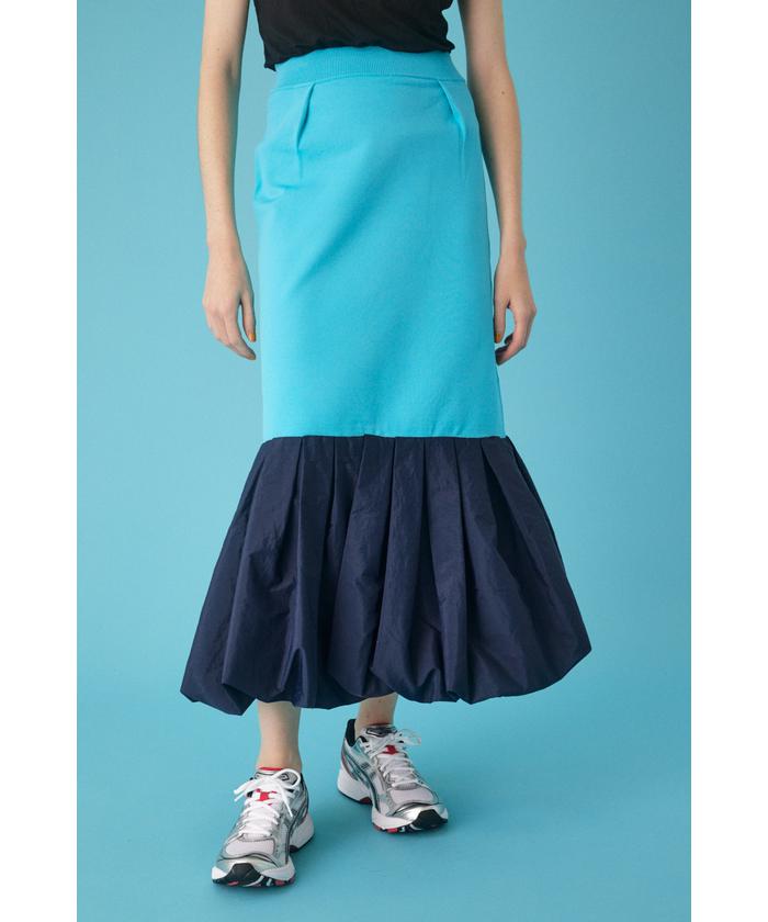 ヘリンドットサイ/［予約］Balloon hem skirt