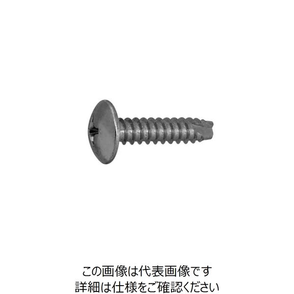 ファスニング J ステンメッキ 鉄（+）トラスタッピンねじ（2種溝付き B-1形） 4.5 X 16 21000003004501605S（直送品）