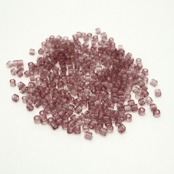 JV-seed-090 ジャパンヴィンテージシードビーズ：パープル約2×2.5mm【10g】