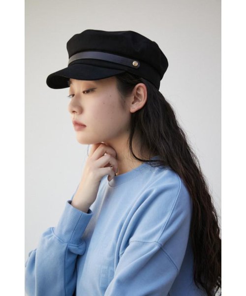 CONTRAST TWILL CASQUETTE