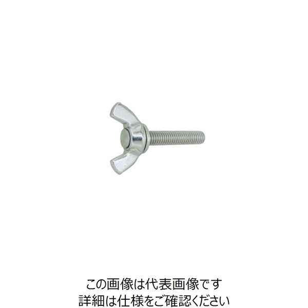 ファスニング J GB ステンレス 冷間蝶ボルト（Rタイプ） 10X55 C00200100100055007 1箱（20個）（直送品）