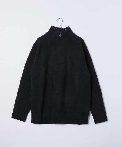 カシウエア Kashwere MNCH SWZ01 セーター Mens 1/4 Zip メンズ トップス ハーフジップ セーター ジャケット 長袖 カジュアル