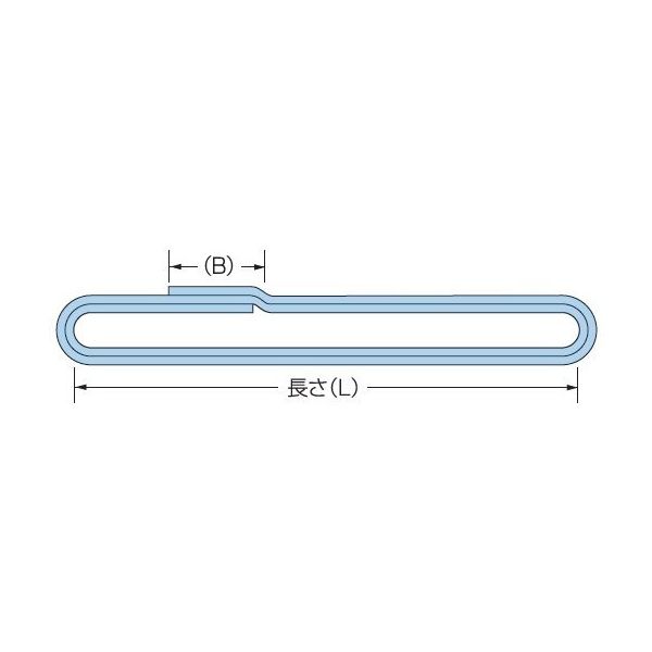 テザック ブルースリングIVN(エンドレスタイプ) 4Nー150ー1.25 4N-150-1.25 1本（直送品）