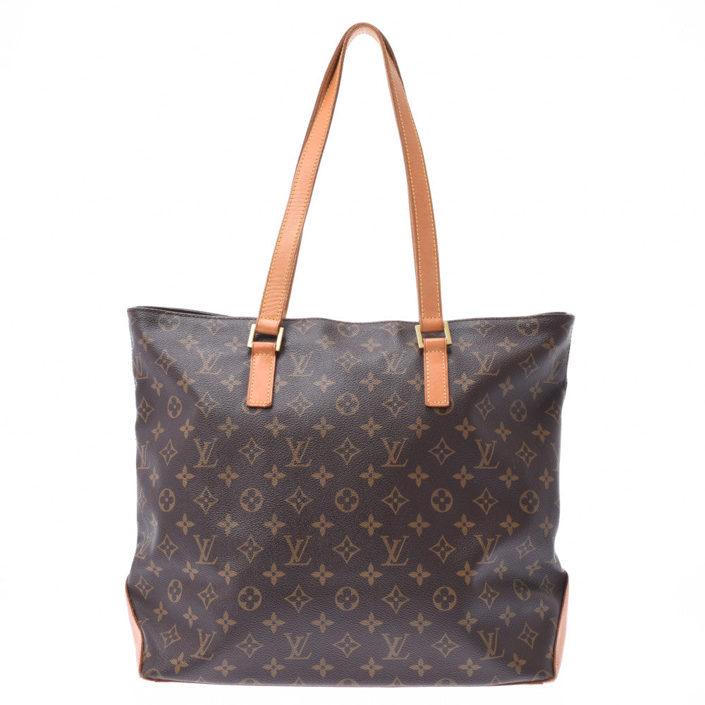 LOUIS VUITTON ルイヴィトン モノグラム カバ・メゾ ブラウン M51151 ユニセックス トートバッグ Bランク 中古 