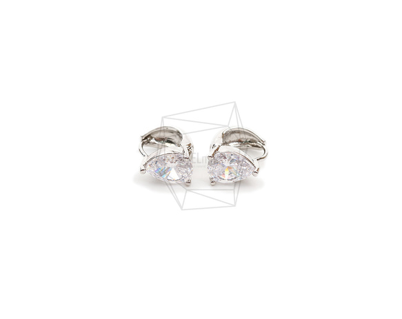 ERG-2106-R【2個入り】オーバルワンタッチ ピアス,Oval One touch Post Earring