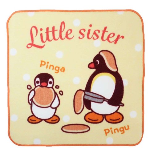 ピングー ミニタオル ジャガードタオル ピングー ラブパンケーキ Pingu 林タオル 汗拭きタオル キャラクター グッズ