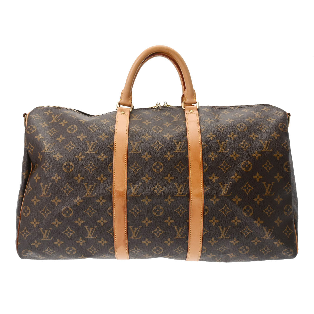 LOUIS VUITTON ルイヴィトン モノグラム キーポル バンドリエール 50 ブラウン M41416 ユニセックス モノグラムキャンバス ボストンバッグ ABランク 中古 