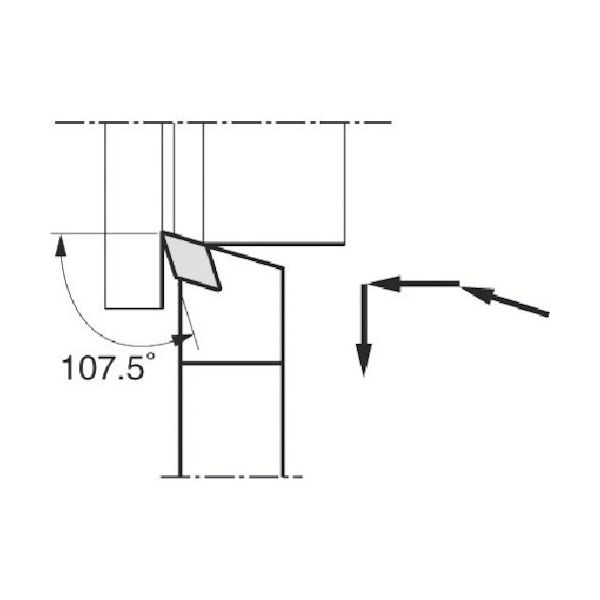 京セラ 外径・倣い・引き加工用ホルダ SPKセラミック CDHN CDHNL3225P15-IK7 544-3741（直送品）