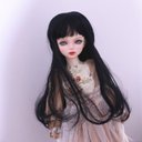 BJD 1/3 1/4  1/6人形 ドール用ウィッグ カツラ 耐熱 ハンドメイドzxww-318