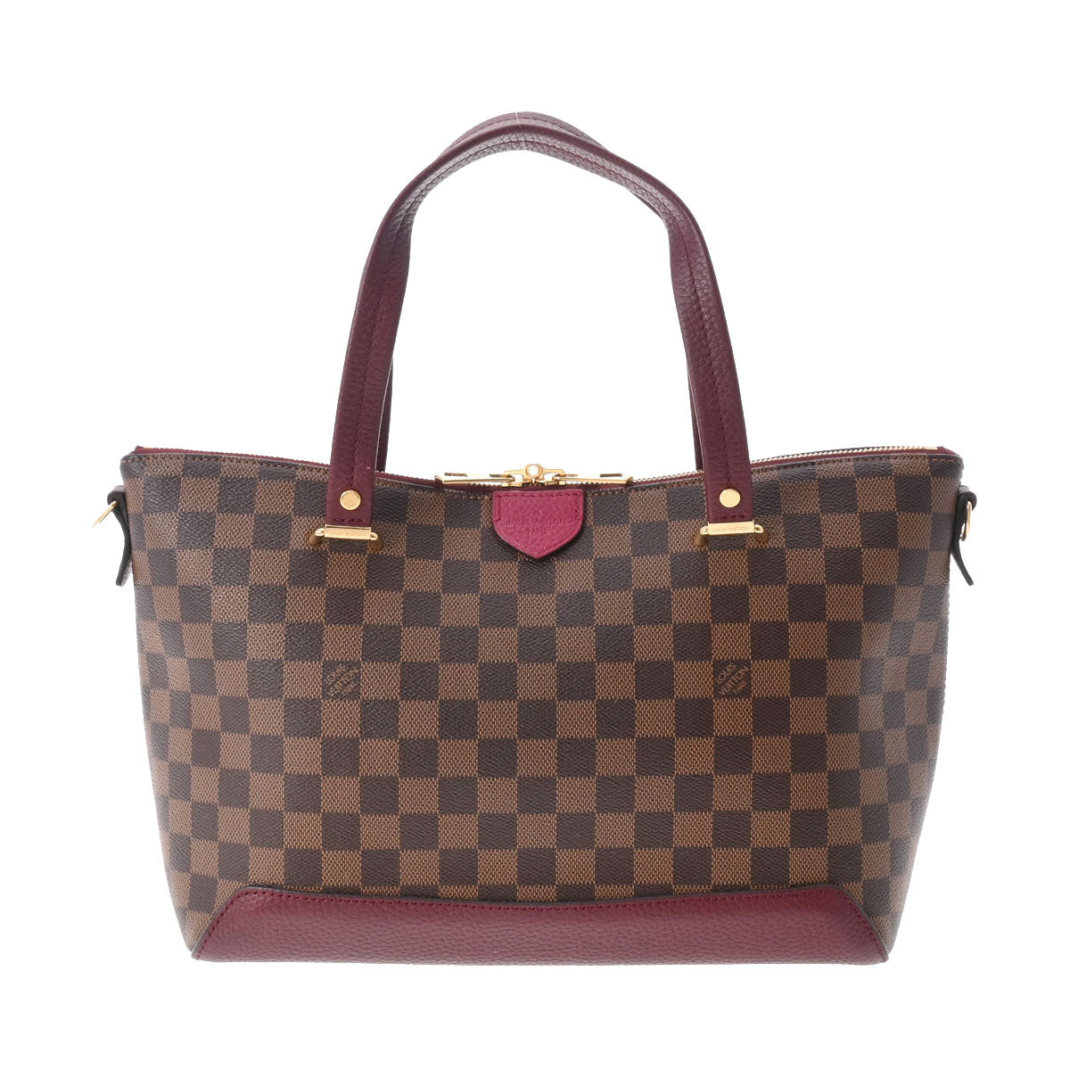 LOUIS VUITTON ルイヴィトン ダミエ ハイドパーク フューシャ N41015 レディース ダミエキャンバス 2WAYバッグ Aランク 中古 