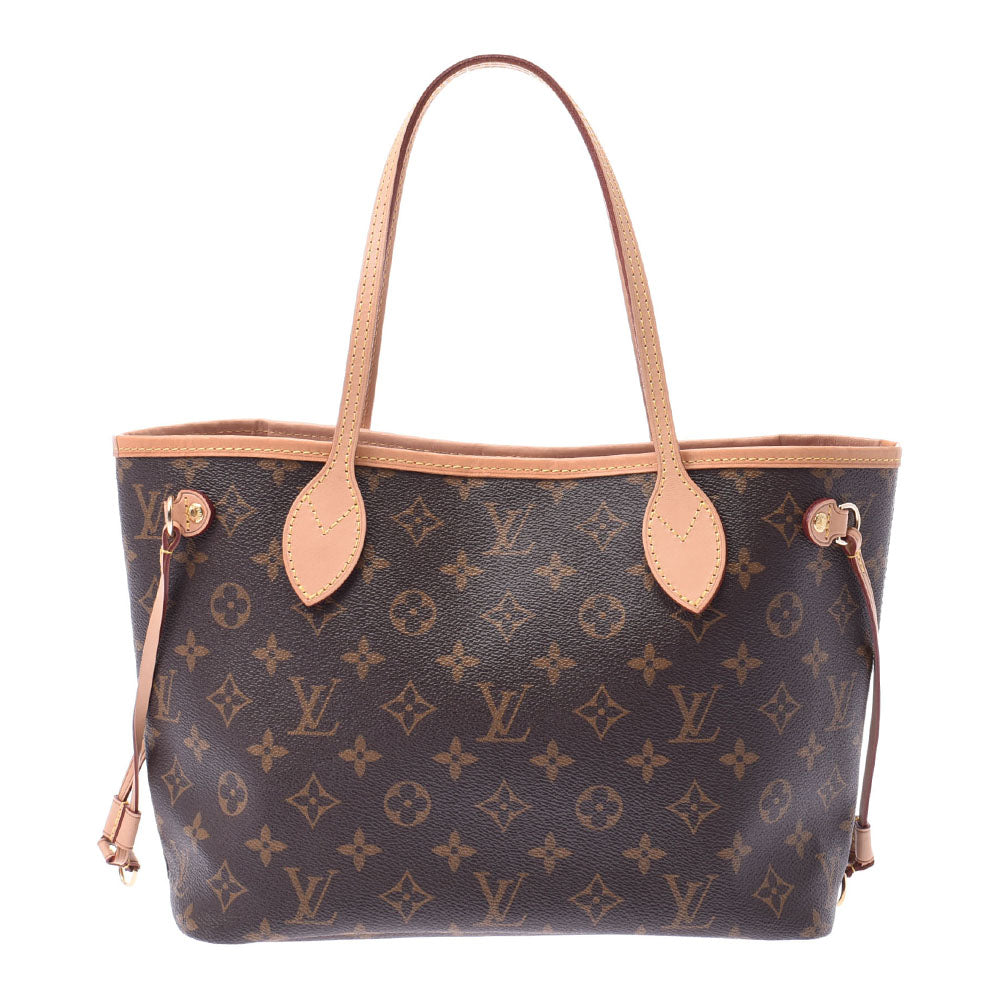 【新年の贈り物】LOUIS VUITTON ルイヴィトン モノグラム ネヴァーフル PM ピヴォワンヌ M41245 レディース モノグラムキャンバス ハンドバッグ Aランク 中古 _画像1