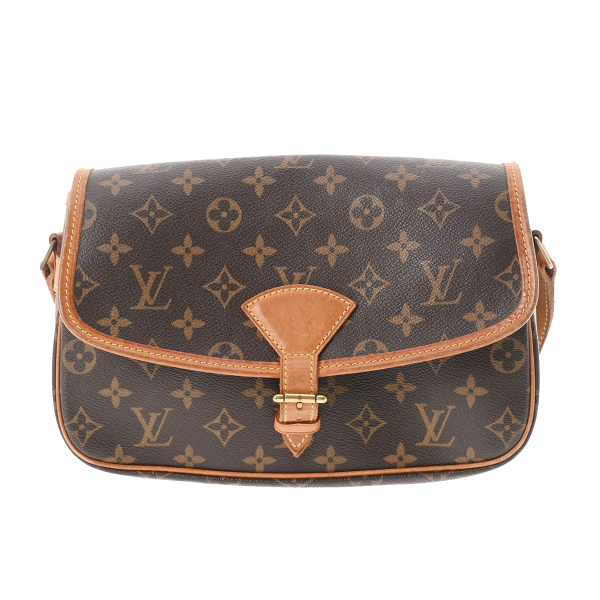 LOUIS VUITTON ルイヴィトン モノグラム ソローニュ ブラウン M42250 レディース モノグラムキャンバス ショルダーバッグ Bランク 中古 