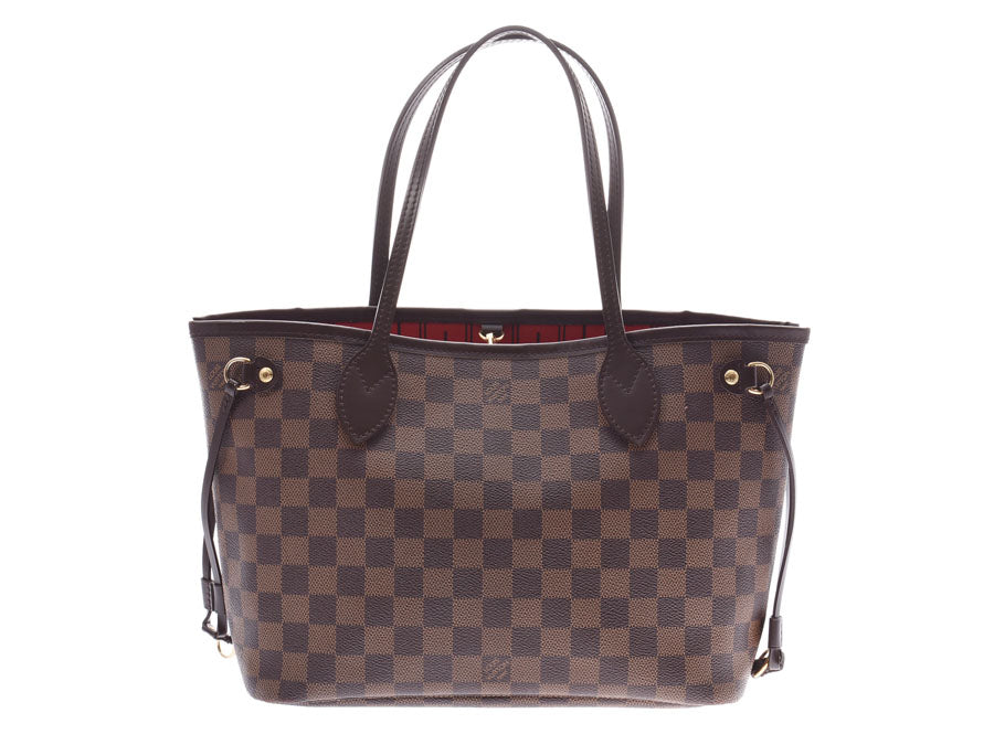 ルイヴィトン ダミエ ネヴァーフルPM ブラウン N51109 レディース 本革 バッグ ABランク LOUIS VUITTON 中古 