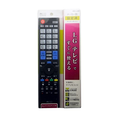 ミヨシ TVリモコン プリセットタイプ LG用 MRC-LG01