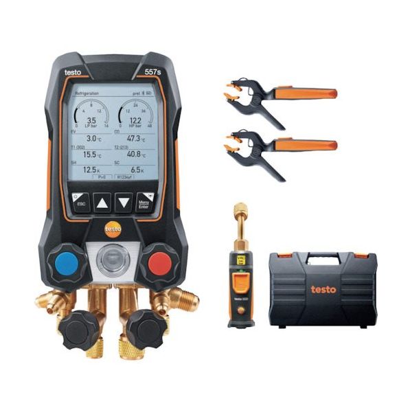 テストー デジタルマニホールド testo 557s セット 0564 5571 55 1セット 253-4978（直送品）